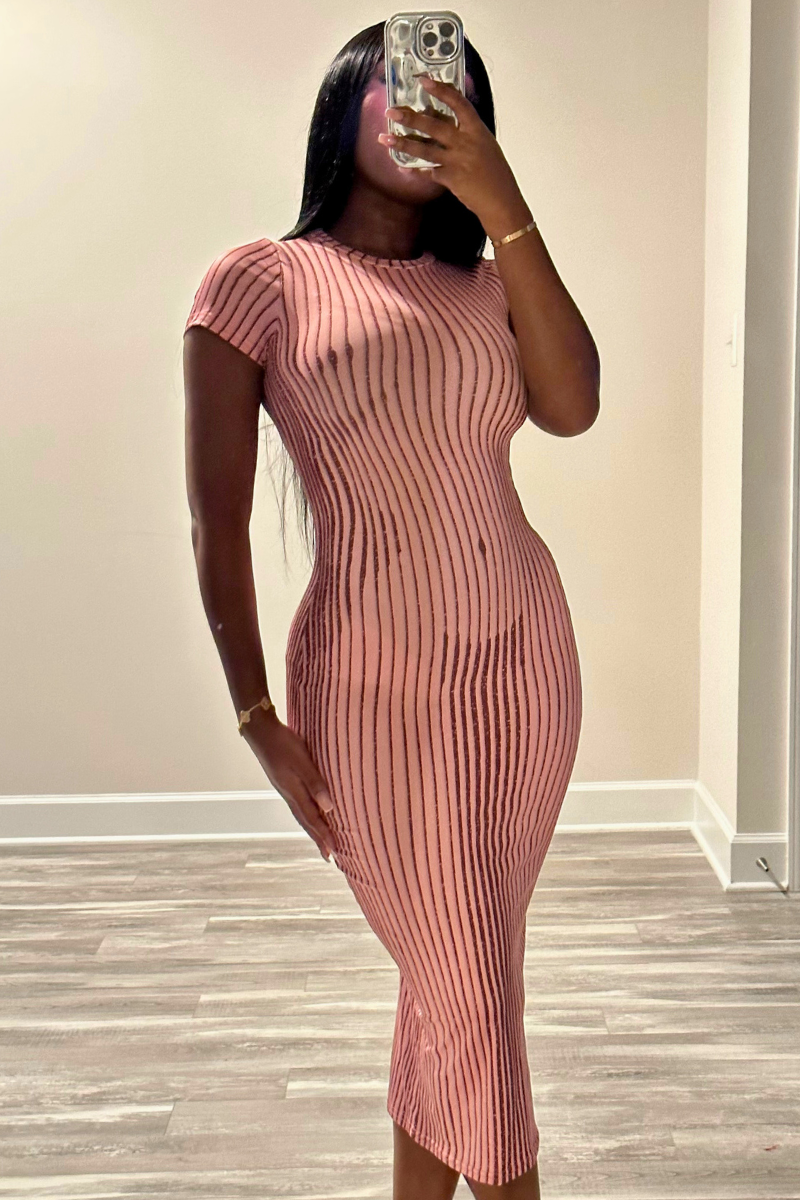 Illusion sales bodycon dress