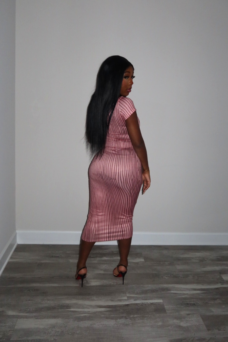 Bodied Illusion Mesh Mini Dress