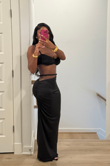 Maona Skirt Set (Black)