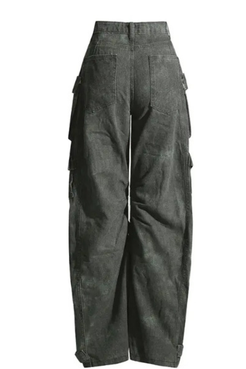 Grey Camo Cargo Pants – DEMULUXE