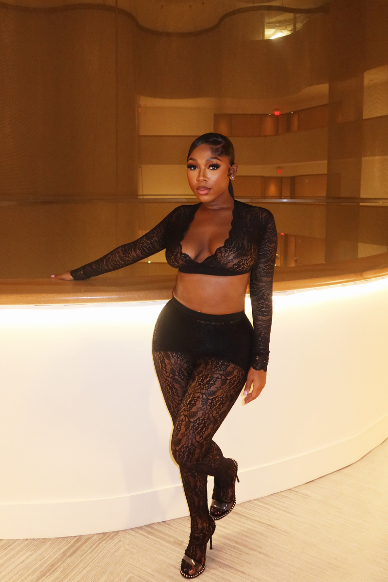 Ava Lace Pants Set
