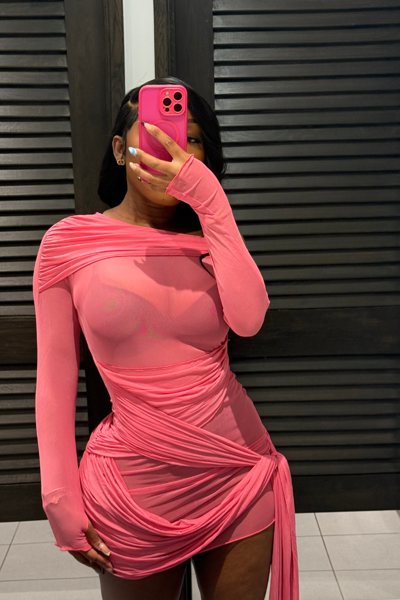 Whit Dress (Pink)