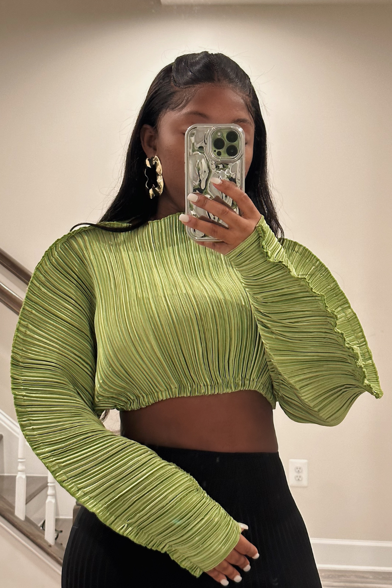 Lisa Pleated Top
