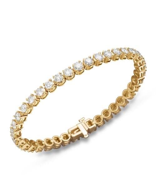 Gold Tennis chain anklet