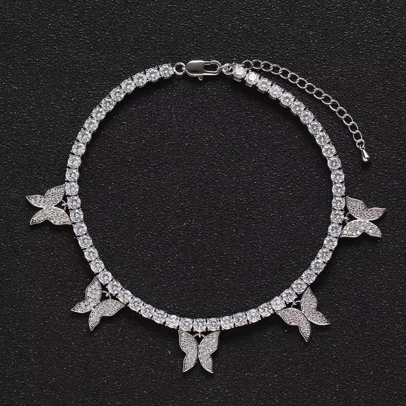 Butterfly Charm Anklet