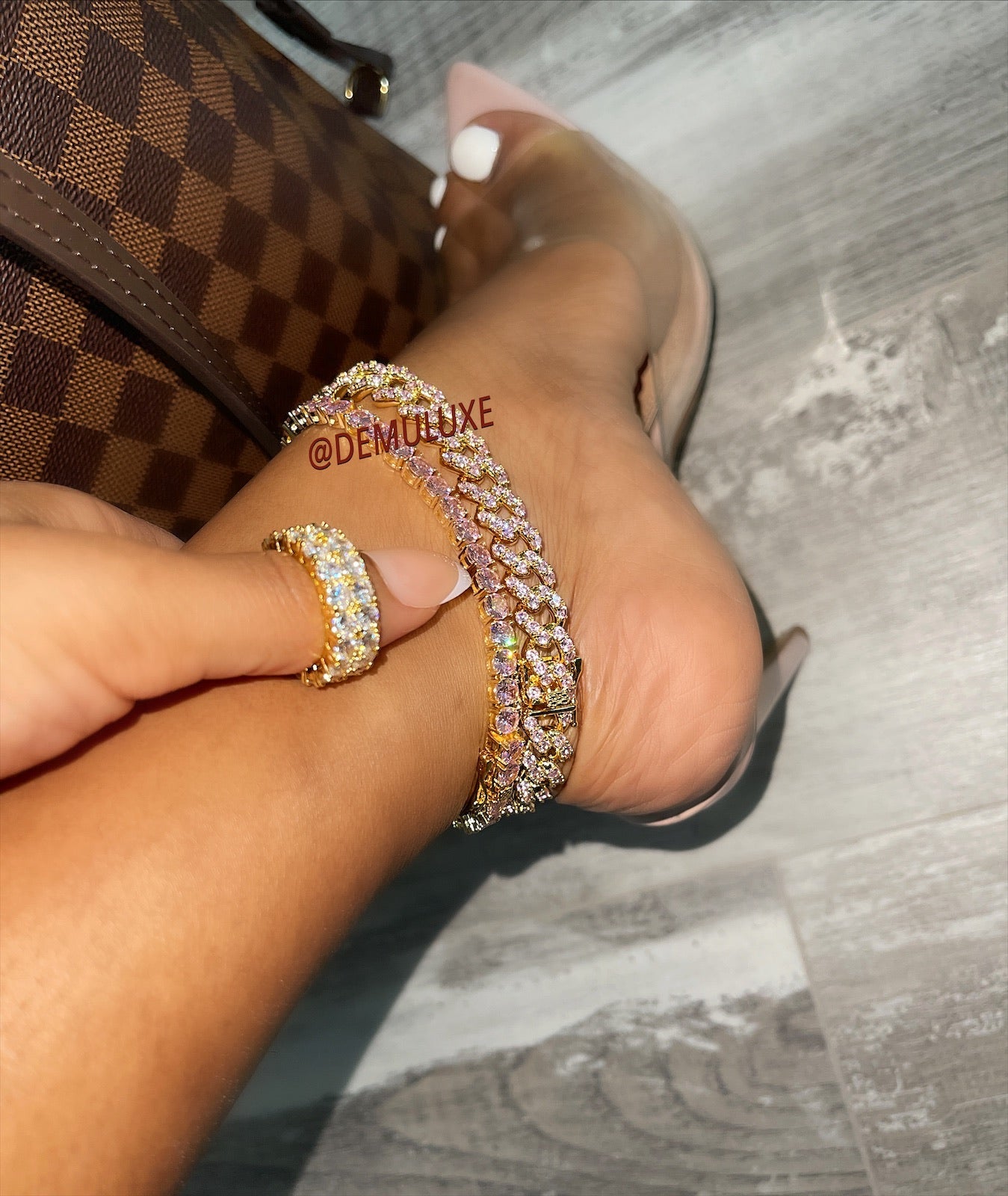 Cuban link anklet