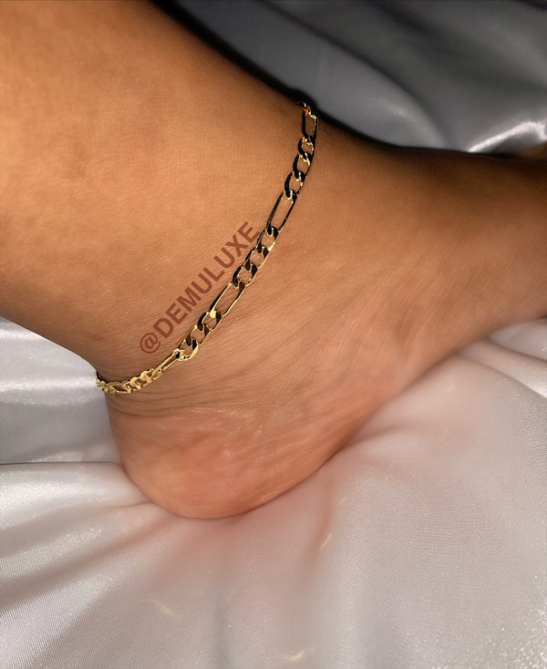 Mini gold anklet