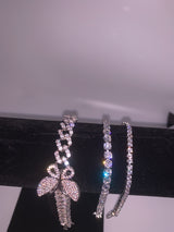 CUBAN LINK BUTTERFLY ANKLET