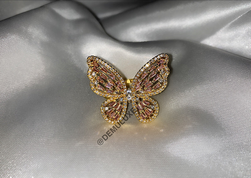 Jasmine Butterfly Ring