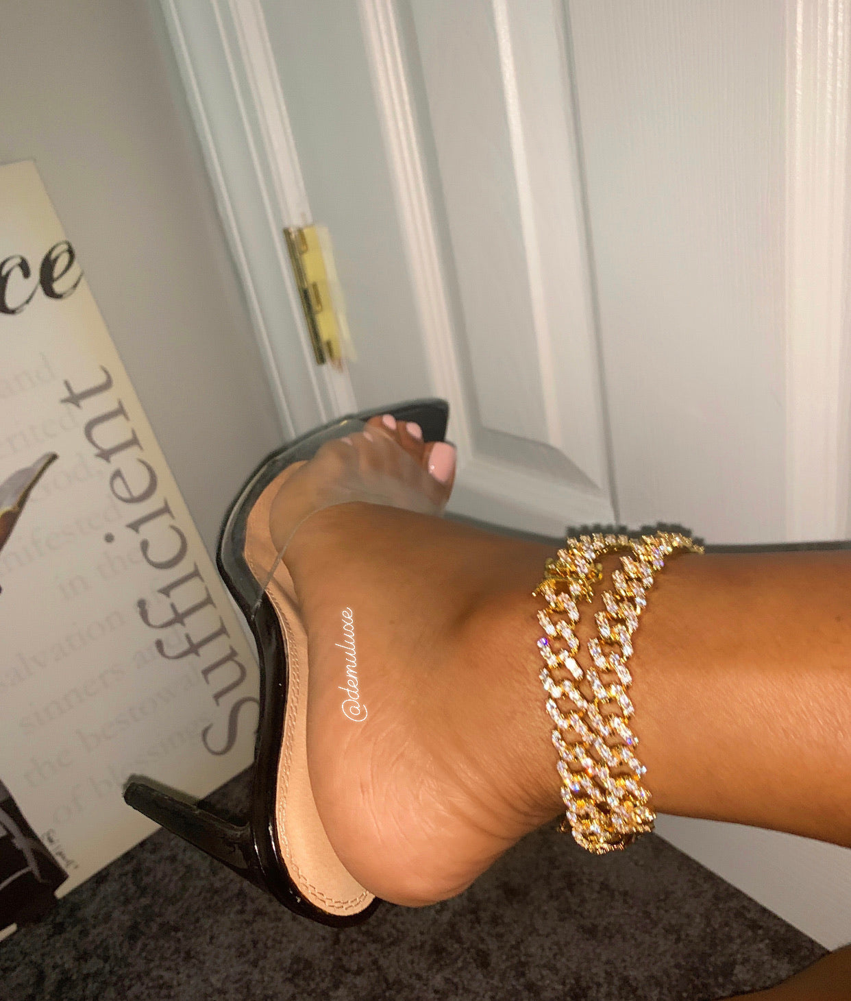 Cuban link anklet