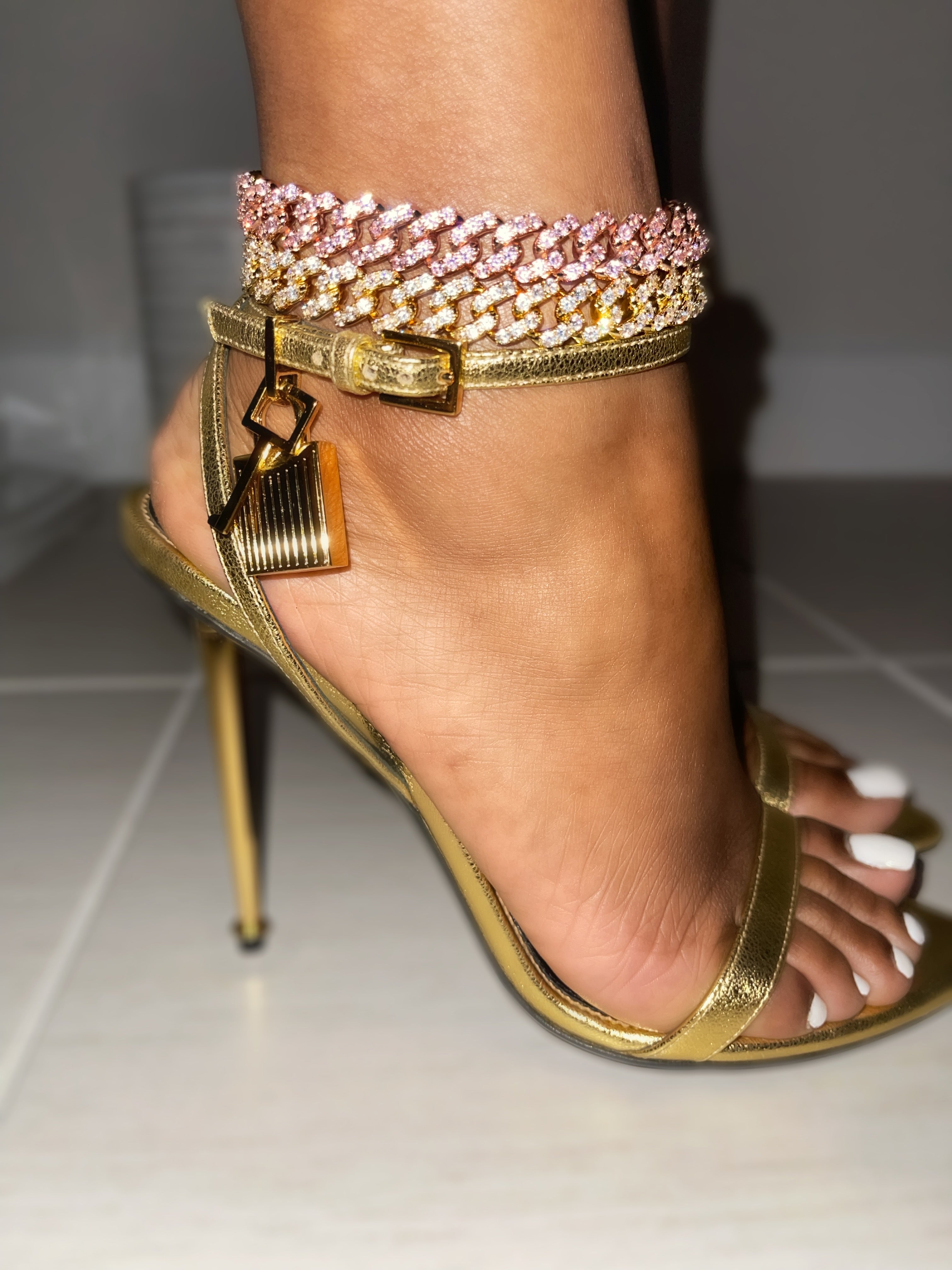 Cuban link anklet